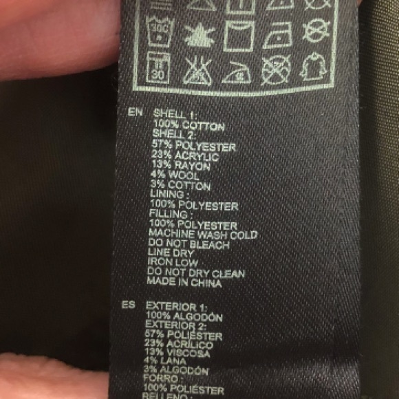 Forever 21 Utility Army Cotton and Wool Green Jacket Size S - Picture 13 of 15